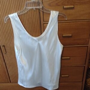Elegant Off White Sleeveless Top